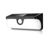 Moman Lampe Solaire Extérieur interconnectable, Applique Murale Solaire avec Détecteur de Mouvement Activé Aimultanément, Lumière LED Etanche IP65 pour Balcon, Jardin et Garage
