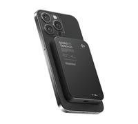 MOMAX Qi2 Powerbank Magnétique, 10000mAh Charge Rapide Ultra-Fin Chargeur Externe magnétique, 15W Charge sans Fil pour iPhone MagSafe & Android, Portable Léger, Noir