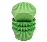 Mombake Lot de 100 caissettes à muffins en papier sulfurisé Vert Taille standard