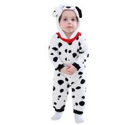 MOMBEBE COSLAND Deguisement Grenouillere Bebe Garcon Hiver Flanelle, Dalmatien, 3 Ans