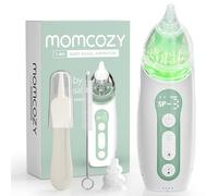 Momcozy Aspirateur nasal pour bébé, 3 niveaux d'aspiration électrique pour bébé, nouveau-né et tout-petit, aspirateur nasal portable avec lumière apaisante et musique