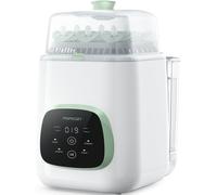 Momcozy Lave-biberon et stérilisateur KleanPal Pro – Séchoir, nettoyage facile – Blanc