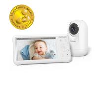 Momcozy Babyphone Caméra, Moniteur bébé HD 1080p 5"" avec caméra et Audio, Vision Nocturne Infrarouge