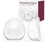 Momcozy BC003 coquillage d’allaitement, coupelles de recueil lait maternel réutilisables en silicone souple, collecteur de lait 90 ml avec meilleure adaptation et douceur, lot de 2