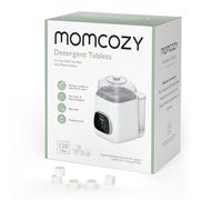 Momcozy Bloc Nettoyant pour Biberons Officiel, sans Parfum et sans Danger pour Bébé, Compatible avec Momcozy KleanPal Pro Lave-Biberon, 120 Comprimés