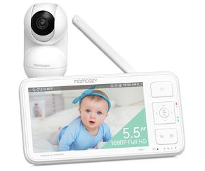 Momcozy Bm014-Wh12ba-A Babyphone Blanc Blanc
