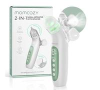 Momcozy BreezyClear Aspirateur nasal électrique 2 en 1 avec vaporisateur pour enfant 65 kPa ventouse réglable 4 niveaux nettoyeur portable