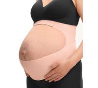 momcozy Ceinture de Grossesse, Ceinture Grossesse Femme Enceinte Ergonomique CozySupport, Ceintures de Grossesse Invisible pour le Dos, l'Abdomen et la Taille