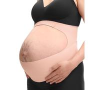 momcozy Ceinture de Grossesse, Ceinture Grossesse Femme Enceinte Ergonomique CozySupport, Ceintures de Grossesse Invisible pour le Dos, l'Abdomen et la Taille
