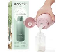Momcozy Chauffe-Biberon Portable 500 ml I Lait et Eau, Rose