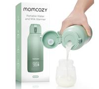 Momcozy Chauffe Biberon Portable pour Nomade sans Fil, Chauffage Rapide et Longue Autonomie, 2 Modes de Chauffe pour Lait Maternel et Eau, Grande Capacité de 500ml pour Toute la Journée