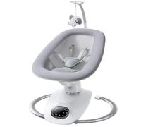 Momcozy CocoSway Balancelle Bébé Électrique, 3D-Motion, Télécommande, Gris | 6 Modes, 4 Vitesses, Siège Pivotant 180°, Transats, Balançoires, Nourrissons, Tout-petits, 5 Harnais, Berceuses