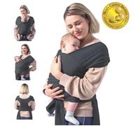 Momcozy Echarpe de Portage Bebe pour les Nouveau-nés Jusqu'à 50 lb