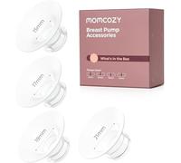 Momcozy Insert de bride de flux mobile | Mise à niveau M5/M6/M9 15/17/19/21 mm, accessoires de remplacement d'origine pour tire-lait M5/M6/M9, lot de 4 (15/17/19/21 mm)