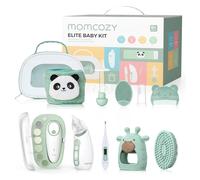 Momcozy Kit de soins bébé avec lime à ongles électrique, mouche-bébé, ceinture chauffante et thermomètre