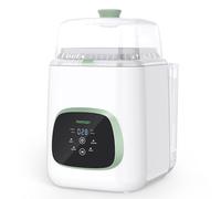 Momcozy KleanPal Pro Nettoyeur Biberons, Haute Pression, 2.2kPa, 19 Min | 99.9% Germes, Cycle Rapide, Toutes Marques, Sans BPA, Compact, Silencieux, Automatique, Hygiène, Nouveau-né, Bébé, Cadeau