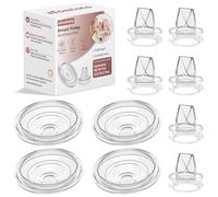Momcozy Lot de 6 valves en silicone et 4 diaphragmes en silicone compatibles avec le tire-lait portable Momcozy S12Pro/S9Pro/S12/S9