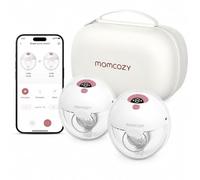 Momcozy M5 Smart Tire-lait Électrique Mains Libres Nomade, Rose, Lot de 2