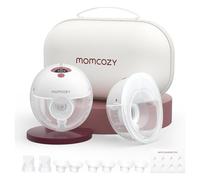 Momcozy M5 Tire-lait portable électrique - Double joint d’étanchéité, 3 modes et 9 niveaux, mains libres - Blanc (lot de 2)