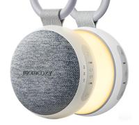 Momcozy Machine à Bruit Blanc Portable pour Bébé avec Veilleuse Intégrée - 20 Sons Apaisants Professionnels, Batterie Rechargeable, Haut-parleur Bluetooth, Thérapie Sonore pour Nouveau-nés（Gris）