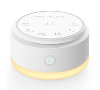 Momcozy Machine à Bruit pour Bébé - 20 sons Apaisants et Lumière Tactile, Portable, Bruit Blanc pour Enfants et Adultes, Minuterie de Sommeil et Rappel | Compagnon de Voyage Idéal (Jaune)