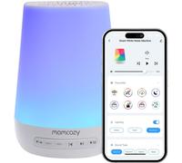 Momcozy Veilleuse machine à bruit blanc Baby Sound mini-enceinte blanc