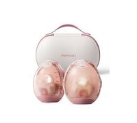 Momcozy Tire-lait électrique Air 1 double mains-libres portable Blanc Rose