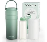 Momcozy Portable Glaciere Lait Maternel, 24h de Refroidissement Sans Glace, 355 ml, Petit Congélateur Étanche pour L’extérieur, Cadeau Essentiel d’allaitement pour Nouvelles Mamans