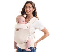 Momcozy Porte-bébé Air Mesh dès la naissance - Respirant et ultra léger (3-20 kg) - Filet 3D rafraîchissant - Dos en X - Sans inserts