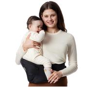 Momcozy Porte-bébé Ergonomique Réglable, Pour Nouveau-nés et Tout-petits Jusqu'à 20 kg, Noir, Grand