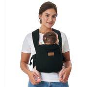 Momcozy Porte Bebe Nouveau-Né 3,2 à 11,3 kg Coton Noir