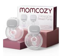 Momcozy S9 Pro Tire Lait Electrique Actualisé, Tire-lait Mains Libres Avec Batterie à Longue Durée et écran LED, Tire Lait Portable Avec 2 Modes et 9 Niveaux - 24mm (Gris, 2 Pack)