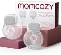 Momcozy S9 Pro Tire Lait Electrique Actualisé, Tire-lait Mains Libres Avec Batterie à Longue Durée et écran LED, Tire Lait Portable Avec 2 Modes et 9 Niveaux - 24mm (Gris, 2 Pack)