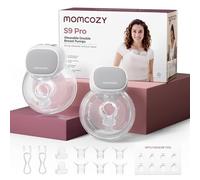 Momcozy S9 Pro Tire Lait Électrique Mains Libres, 285 mmHg, Gris, 2 Unité