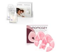 Momcozy Sachets de Congélation Lait Maternel 180mL &Momcozy Compresses de thérapie mammaire grand format