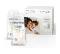 Momcozy, sachets de conservation du lait maternel étanches et autonomes avec capteur thermique intégré, 180 ml, 120 unités jetables