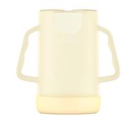 Momcozy Support de pochette pour aliments et boîtes à boisson, Support de pochette pour bébé permettant à bébé de s'alimenter lui-même et d'éviter les dégâts, Poignée de support de pochette,Jaune