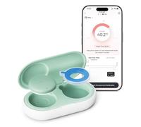 Momcozy Thermomètre Numérique Bébé, Qualité Médicale, Bluetooth, Vert | Portable, Lectures Instantanées, Suivi Temps Réel, Application, Nourrissons, Enfants, Voyage, Cadeau