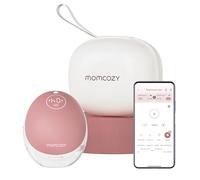 Momcozy Tire-Lait Electrique Main Libre Portable, Mobile Flow | M9 Amélioré, Contrôle par Application avec Modes Personnalisés et 15 Niveaux, Double Scellé 24mm (1, Rouge)