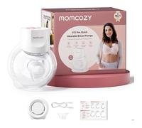 Momcozy Tire Lait S12 Pro Quick,Libre Sans Fil et à Porter,DoubleFit™ Hybrid Flange,pompe Portable avec Écran Intelligent,1 Pc,Blanc