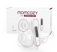 Momcozy Tire-lait V2 Ultra Léger $ Mains Libres, Pompe Portable Puissante Avec 27 Combinaisons de Pompage, Double Pompe Électrique Portable Indolore à Faible Bruit, Bride 17/19/21/24/27 mm