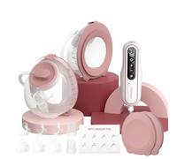 Momcozy V2 Pro Tire-lait électrique - Ultra léger et compact, double tire-lait portable Handsfree avec 3 niveaux d'aspiration et 15 niveaux, pompe à lait électrique silencieuse avec anti-fuite