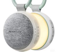 Momcozy Veilleuse avec Bruit Blanc pour Bébé - 20 Sons Apaisants Professionnels, Batterie Rechargeable, Bluetooth, Thérapie Sonore