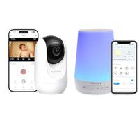 momcozy WiFi Intérieure Babyphone Caméra & Machine à Bruit Blanc