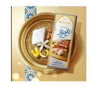 MOMENT - Chocolat Premium Djazair Inspirée du Makrout Ellouz- Crème citron & éclats d’amandes - Tablettes 150 g
