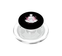 Moment méditatif du Joueur de Squash concentré PopSockets PopGrip pour MagSafe