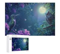 Moment Puzzle - Moonlit Amazonian Night, 1000 PCS, Puzzle Décoratif, Cadeau De Fin D’année; pour Partager Un Moment Autour De La Table