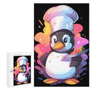 Moment Puzzle - Penguin Chef, 1000 PCS, Puzzle Décoratif, Cadeau De Fin D’année; pour Partager Un Moment Autour De La Table