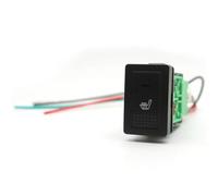 Momentané Bouton Bouton Poussoir Bouton de commutation de phare antibrouillard avant Led DRL, avec fil, adapté pour Suzuki SX4,pour Swift,pour Grand 2006 - 2012(Seat heated)