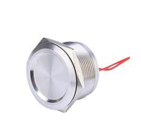 Momentary Latching Switch Concave Head Metal Reset Self-lock 19mm 22mm Piezo Touch Switch NWPNLXEA(22mm Concave Head)